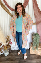 Load image into Gallery viewer, Colorful Paisley Kimono
