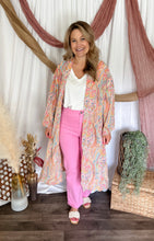 Load image into Gallery viewer, Colorful Paisley Kimono
