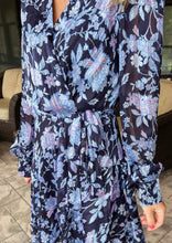 Load image into Gallery viewer, Skyler Blue Floral Dress
