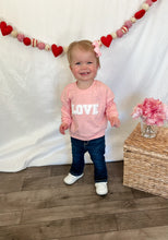 Load image into Gallery viewer, BABY BLEU // Spread the Love Sweatshirt
