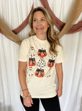 Load image into Gallery viewer, Ghosts &amp; Pumpkins Comfort Colors Graphic Tee
