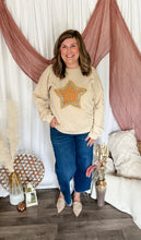 Load image into Gallery viewer, Star Patch Lightweight Sweatshirt
