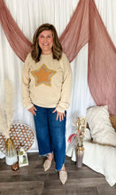 Load image into Gallery viewer, Star Patch Lightweight Sweatshirt
