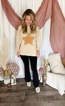 Load image into Gallery viewer, Star Patch Lightweight Sweatshirt
