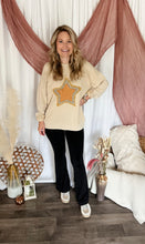 Load image into Gallery viewer, Star Patch Lightweight Sweatshirt
