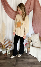 Load image into Gallery viewer, Star Patch Lightweight Sweatshirt
