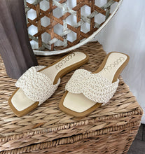 Load image into Gallery viewer, Ivory Crochet Sandals
