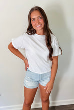 Load image into Gallery viewer, White Cropped Tee
