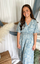Load image into Gallery viewer, Scottie Blue Midi Dress
