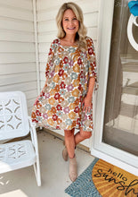 Load image into Gallery viewer, Claire Earthy Floral Dress
