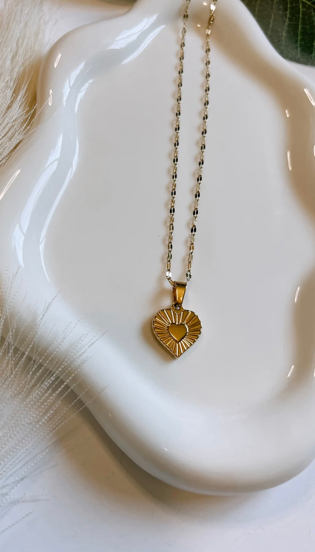 Gold Heart Necklace