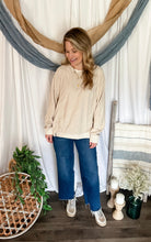 Load image into Gallery viewer, Natalie Cozy Soft Sweatshirt // Oatmeal
