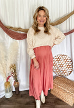 Load image into Gallery viewer, Elise Maxi Skirt // Rose
