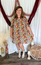 Load image into Gallery viewer, Claire Earthy Floral Dress
