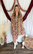 Load image into Gallery viewer, Claire Earthy Floral Dress
