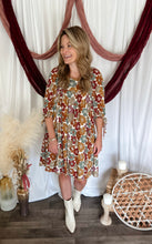 Load image into Gallery viewer, Claire Earthy Floral Dress
