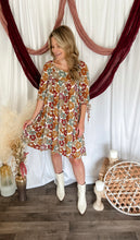 Load image into Gallery viewer, Claire Earthy Floral Dress
