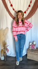 Load image into Gallery viewer, Hearts &amp; Stripes Sweater
