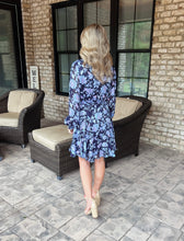 Load image into Gallery viewer, Skyler Blue Floral Dress
