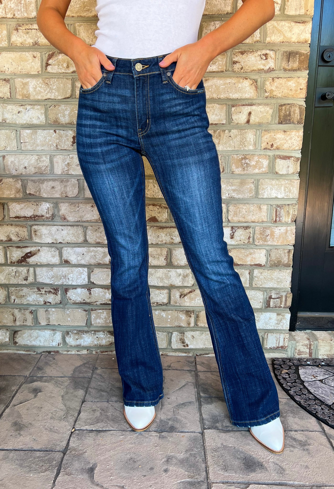 Della Flare Kan Can Jeans – Bleu Boutique