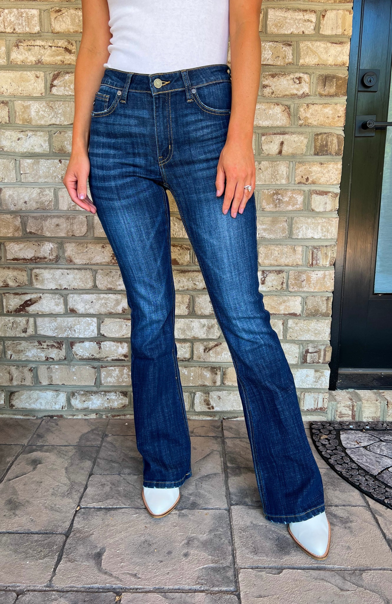 Della Flare Kan Can Jeans – Bleu Boutique